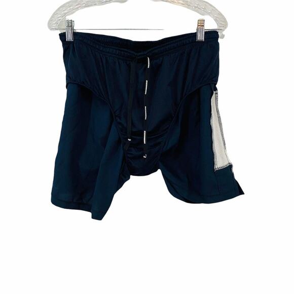 Nike Womens Dry Tempo Navy White Running Shorts XXL - Picture 4 of 8